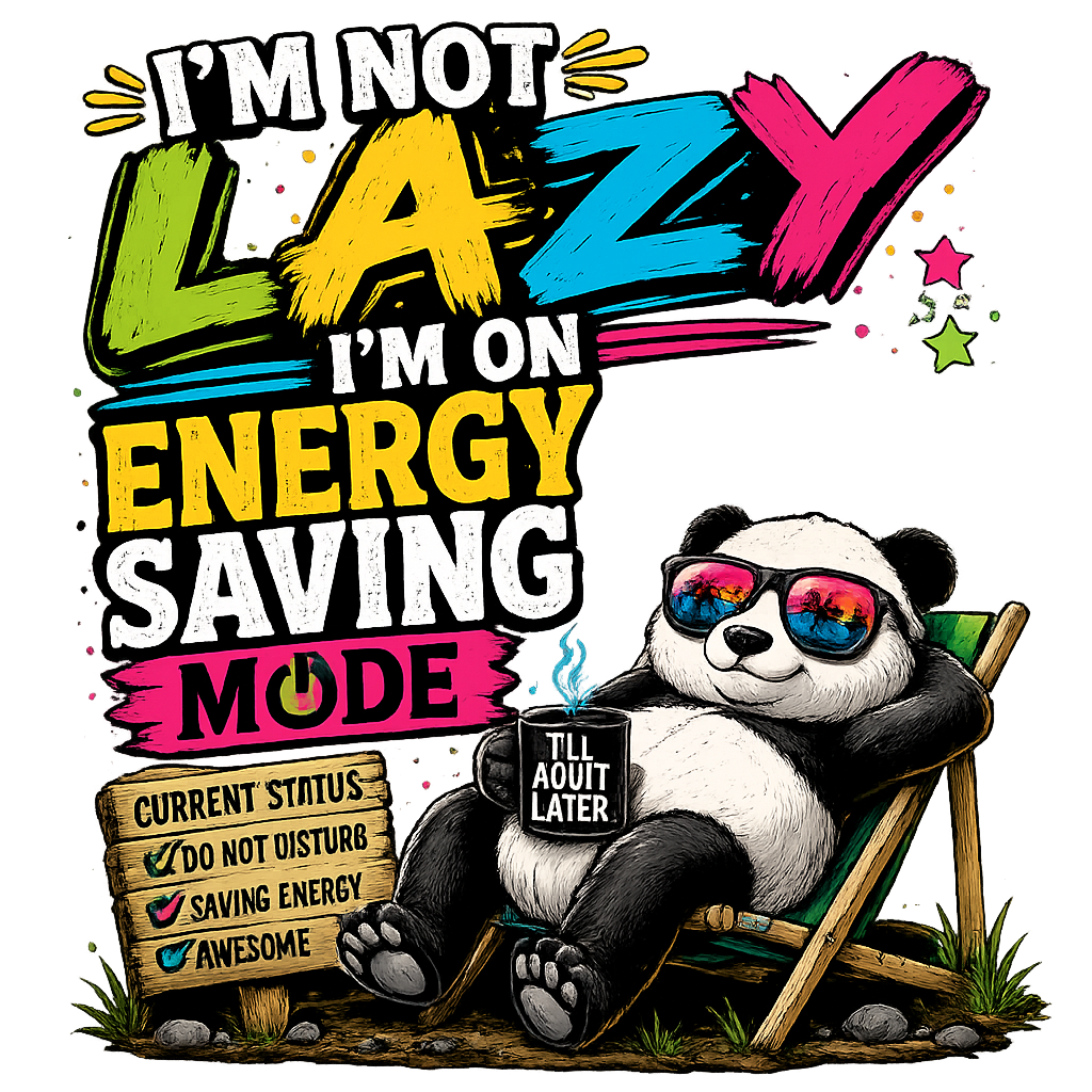 I'm Not Lazy - Tshirt